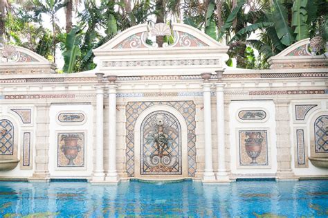 Versace swimming pool slides